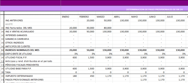 Papel de trabajo declaración anual persona física actividad empresarial y profesional 2023 - Imagen 3