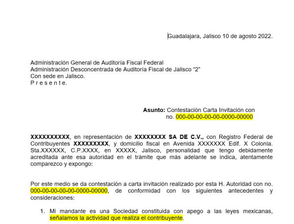 Paquete de Escritos para Contestar Cartas Invitación del SAT - Imagen 3