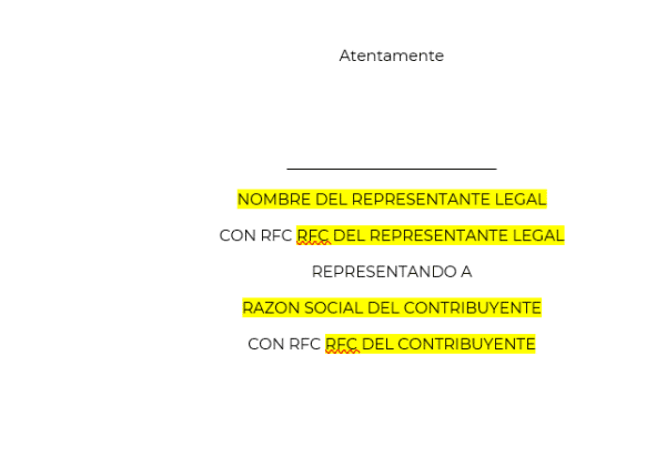 Escrito libre para la solicitud de reducción de multas al SAT. - Imagen 4
