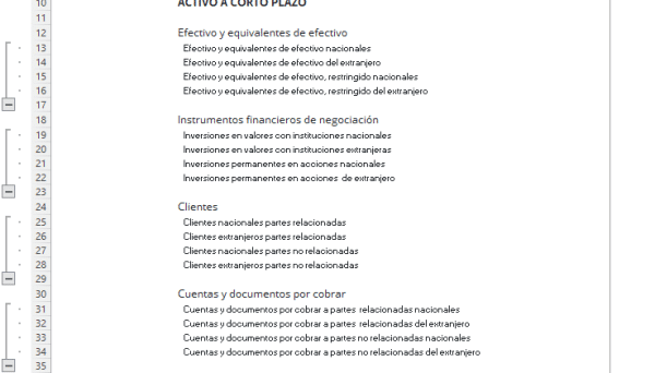 Estado de situación financiera (excel) - Imagen 3