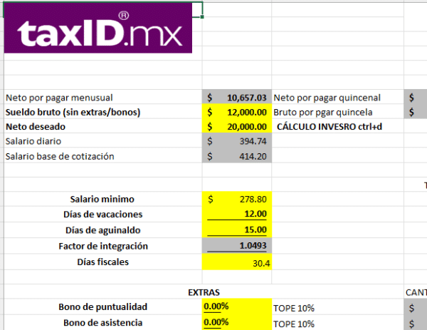 Cálculadora de nómina México 2025 - Imagen 2