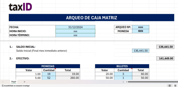 Paquete de papeles de trabajo Excel para impuestos Personas Morales - Imagen 5