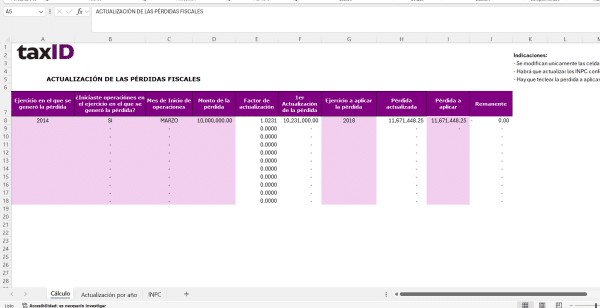 Paquete de papeles de trabajo Excel para impuestos Personas Morales - Imagen 8