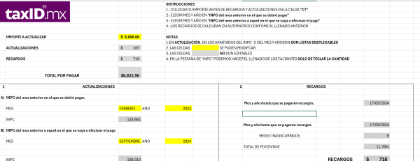 Paquete de papeles de trabajo Excel para impuestos Personas Morales - Imagen 9