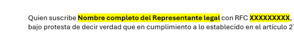 Escrito libre manifestación RFC y control efectivo de la sociedad para obtención de EFIRMA 2025 - Imagen 3
