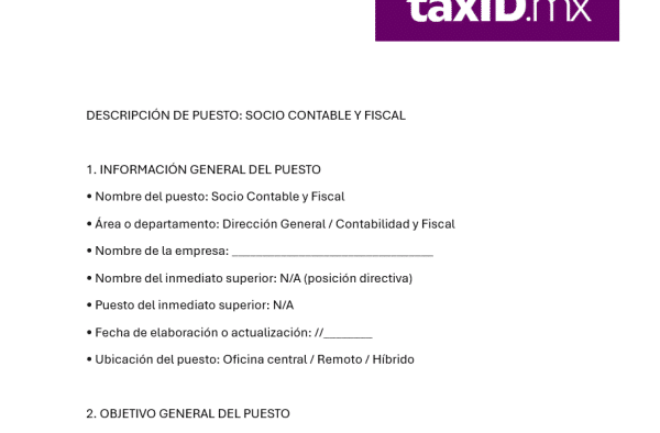 Descripciones de puestos para un despacho contable - Image 2
