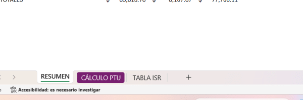 Papel de Trabajo en Excel para el Cálculo de la PTU 2024 (Reparto de Utilidades) se paga en Mayo 2025 - Imagen 3