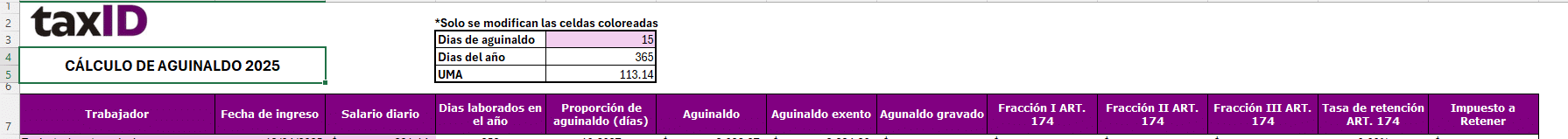 Calculadora de Aguinaldo 2025 - Imagen 3